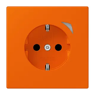 Jung HOME SCHUKO® Steckdose, 16 A 250 V ~, Schraubklemmen, mit Funktionsanzeige, SAFETY+, Thermoplast lackiert BTLC1521S224