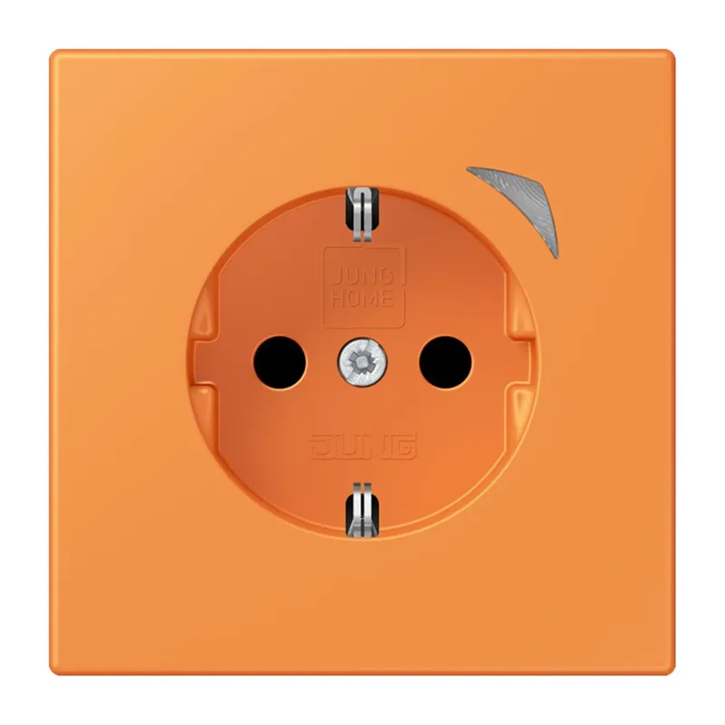 Jung HOME SCHUKO® Steckdose, 16 A 250 V ~, Energy, Schraubklemmen, mit Funktionsanzeige, SAFETY+, Thermoplast BTLC1521SE225