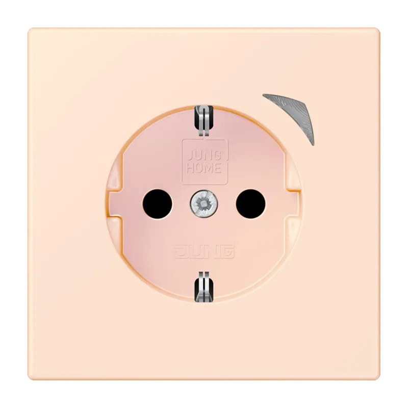 Jung HOME SCHUKO® Steckdose, 16 A 250 V ~, Energy, Schraubklemmen, mit Funktionsanzeige, SAFETY+, Thermoplast BTLC1521SE226
