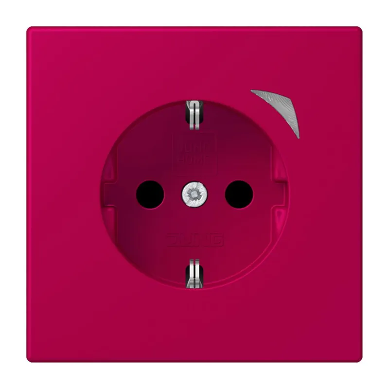 Jung HOME SCHUKO® Steckdose, 16 A 250 V ~, Energy, Schraubklemmen, mit Funktionsanzeige, SAFETY+, Thermoplast BTLC1521SE230