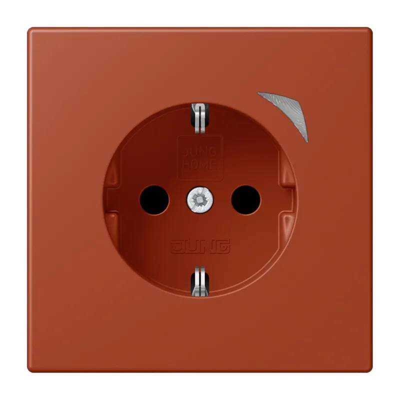 Jung HOME SCHUKO® Steckdose, 16 A 250 V ~, Energy, Schraubklemmen, mit Funktionsanzeige, SAFETY+, Thermoplast BTLC1521SE232