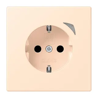 Jung HOME SCHUKO® Steckdose, 16 A 250 V ~, Schraubklemmen, mit Funktionsanzeige, SAFETY+, Thermoplast lackiert BTLC1521S238