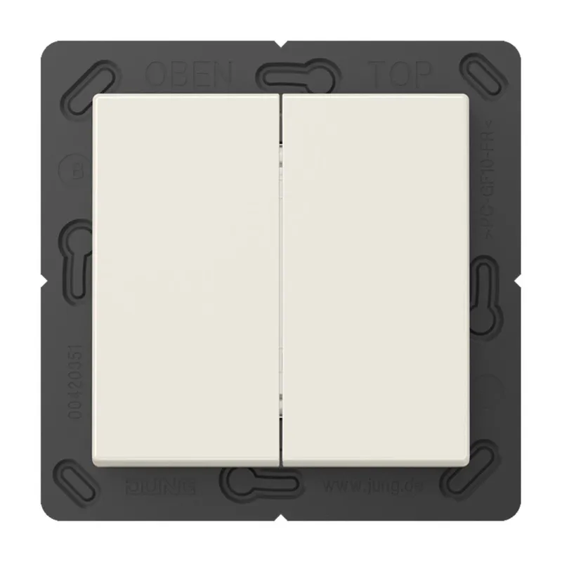 Jung Bluetooth® Low Energy Funk-Wandsender 4-kanalig, Serie AS, weiß BLEA595