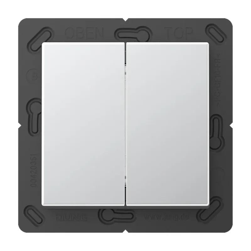 Jung Bluetooth® Low Energy Funk-Wandsender 4-kanalig, Serie A, aluminium BLEA595AL