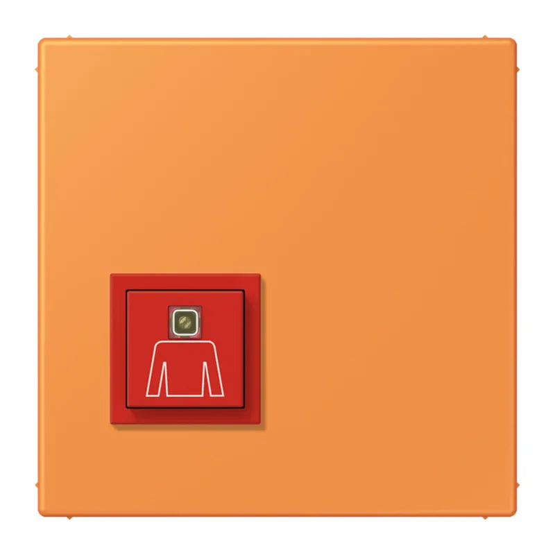 Jung Notrufsystem Ruftaster, Serie LS, orange clair NRSLC0834RT225
