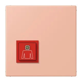 Jung Notrufsystem Ruftaster, Serie LS, rose clair NRSLC0834RT231