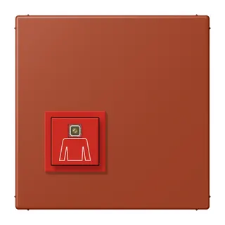 Jung Notrufsystem Ruftaster, Serie LS, l'ocre rouge NRSLC0834RT232
