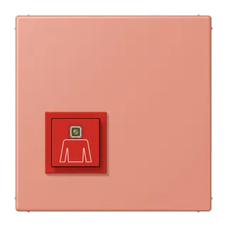 Jung Notrufsystem Ruftaster, Serie LS, l'ocre rouge moyen NRSLC0834RT233