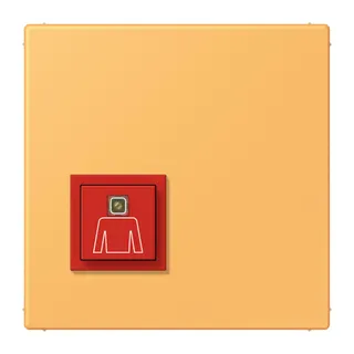 Jung Notrufsystem Ruftaster, Serie LS, ocre jaune clair NRSLC0834RT254