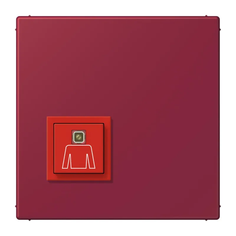 Jung Notrufsystem Ruftaster, Serie LS, le rubis NRSLC0834RT255