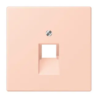 Jung Abdeckung für IAE/UAE-Anschlussdosen 1 x 8-polig, Thermoplast lackiert, Serie LS, l'ocre rouge clair LC969-1UA234