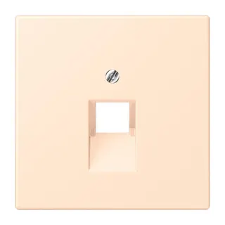 Jung Abdeckung für IAE/UAE-Anschlussdosen 1 x 8-polig, Thermoplast lackiert, Serie LS, terre sienne pâle LC969-1UA238