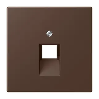 Jung Abdeckung für IAE/UAE-Anschlussdosen 1 x 8-polig, Thermoplast lackiert, Serie LS, terre d'ombre br?lée 31 LC969-1UA239