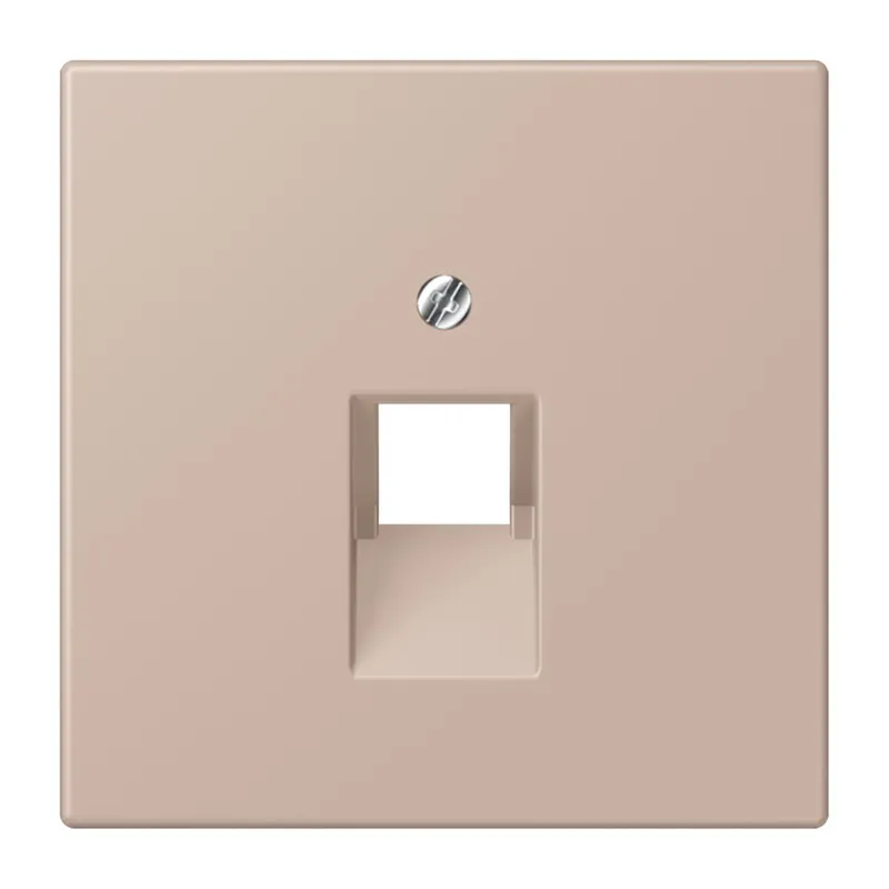 Jung Abdeckung für IAE/UAE-Anschlussdosen 1 x 8-polig, Thermoplast lackiert, Serie LS, ombre br?lée claire LC969-1UA240