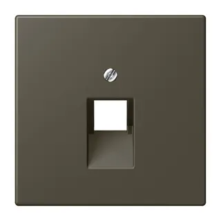 Jung Abdeckung für IAE/UAE-Anschlussdosen 1 x 8-polig, Thermoplast lackiert, Serie LS, ombre naturelle 31 LC969-1UA241