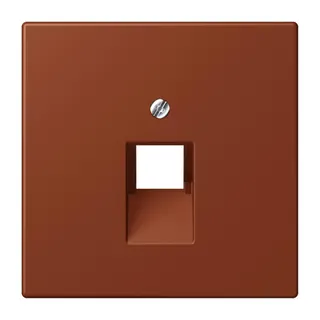 Jung Abdeckung für IAE/UAE-Anschlussdosen 1 x 8-polig, Thermoplast lackiert, Serie LS, terre sienne br?lée 59 LC969-1UA247