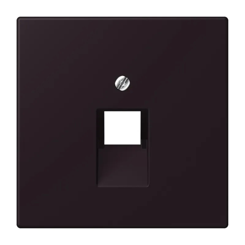Jung Abdeckung für IAE/UAE-Anschlussdosen 1 x 8-polig, Thermoplast lackiert, Serie LS, noir d'ivoire LC969-1UA248