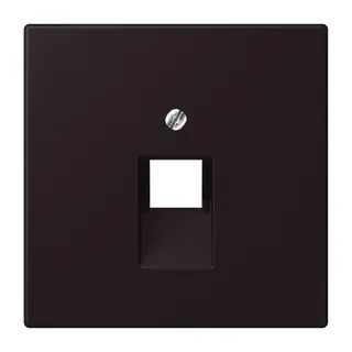 Jung Abdeckung für IAE/UAE-Anschlussdosen 1 x 8-polig, Thermoplast lackiert, Serie LS, noir d'ivoire LC969-1UA248