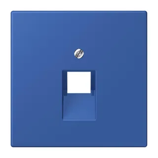 Jung Abdeckung für IAE/UAE-Anschlussdosen 1 x 8-polig, Thermoplast lackiert, Serie LS, bleu outremer 59 LC969-1UA253