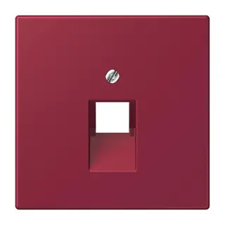 Jung Abdeckung für IAE/UAE-Anschlussdosen 1 x 8-polig, Thermoplast lackiert, Serie LS, le rubis LC969-1UA255