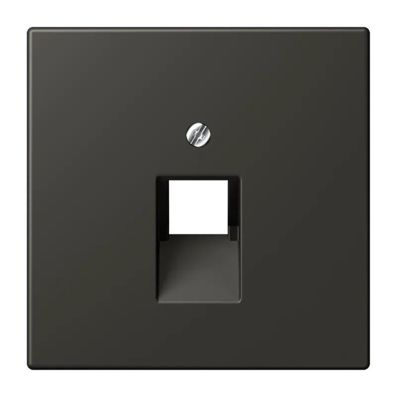 Jung Abdeckung für IAE/UAE-Anschlussdosen 1 x 8-polig, Thermoplast lackiert, Serie LS, ombre naturelle 59 LC969-1UA259