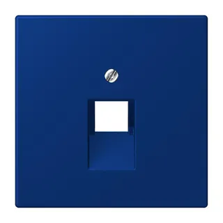 Jung Abdeckung für IAE/UAE-Anschlussdosen 1 x 8-polig, Thermoplast lackiert, Serie LS, bleu outremer foncé LC969-1UA261