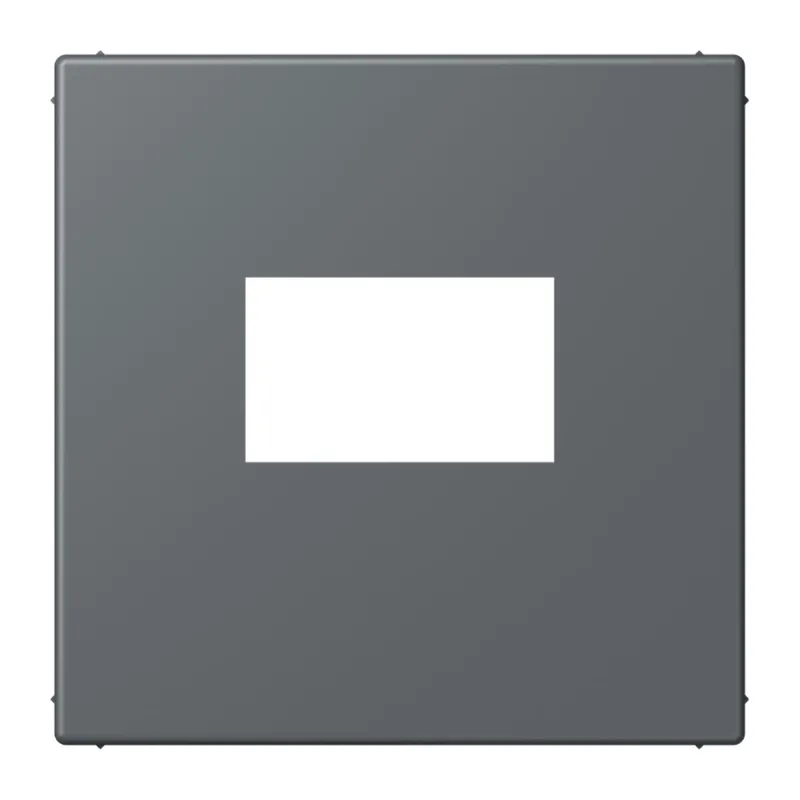 Jung Abdeckung für USB-Ladegerät, (gerastet), Serie LS, gris foncé 31 LC1969USB202