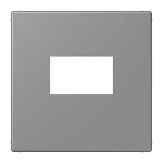 Jung Abdeckung für USB-Ladegerät, (gerastet), Serie LS, gris 31 LC1969USB203