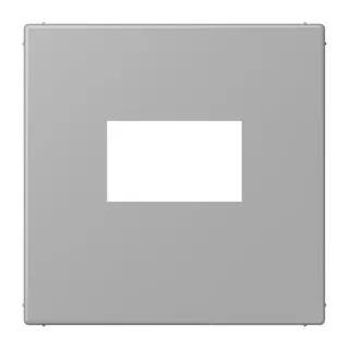 Jung Abdeckung für USB-Ladegerät, (gerastet), Serie LS, gris moyen LC1969USB204