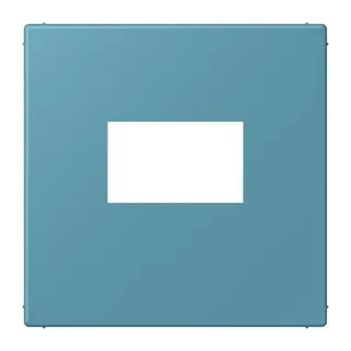 Jung Abdeckung für USB-Ladegerät, (gerastet), Serie LS, céruléen vif LC1969USB212