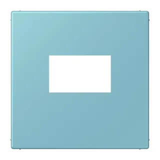 Jung Abdeckung für USB-Ladegerät, (gerastet), Serie LS, céruléen moyen LC1969USB213