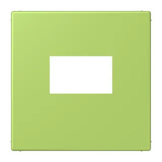 Jung Abdeckung für USB-Ladegerät, (gerastet), Serie LS, vert clair LC1969USB221