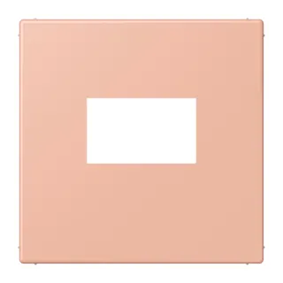Jung Abdeckung für USB-Ladegerät, (gerastet), Serie LS, rose clair LC1969USB231