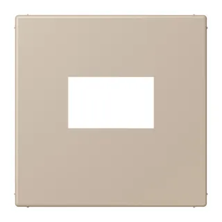 Jung Abdeckung für USB-Ladegerät, (gerastet), Serie LS, ombre naturelle claire LC1969USB243