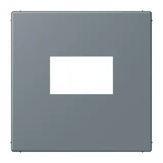 Jung Abdeckung für USB-Ladegerät, (gerastet), Serie LS, gris 59 LC1969USB251