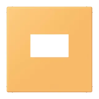 Jung Abdeckung für USB-Ladegerät, (gerastet), Serie LS, ocre jaune clair LC1969USB254