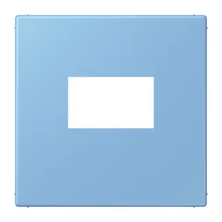 Jung Abdeckung für USB-Ladegerät, (gerastet), Serie LS, bleu céruléen 59 LC1969USB256
