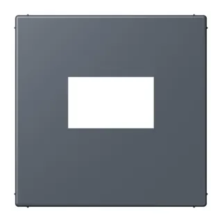 Jung Abdeckung für USB-Ladegerät, (gerastet), Serie LS, gris fonce 59 LC1969USB262