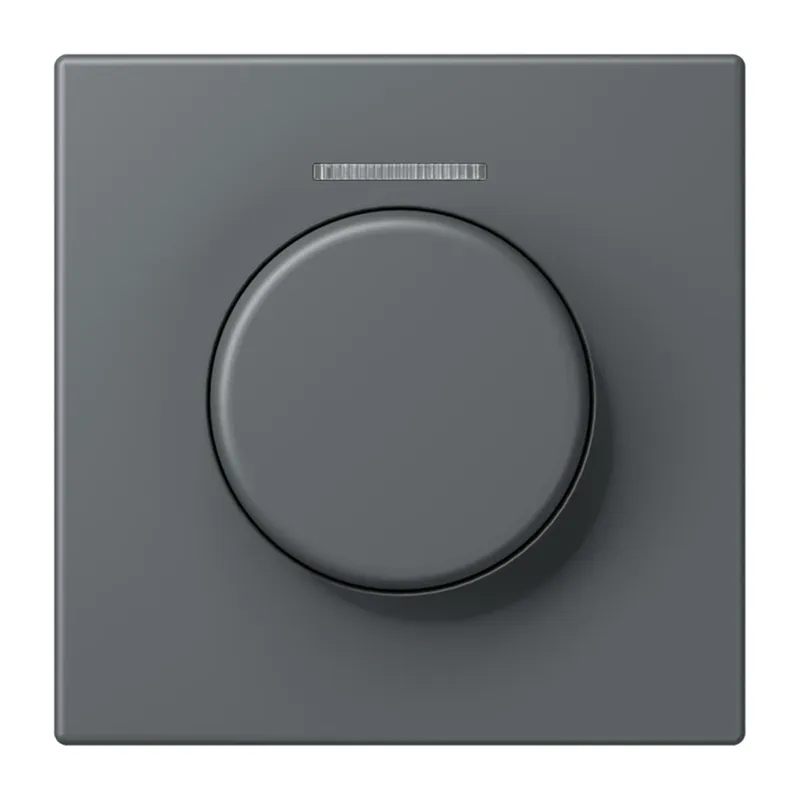 Jung Abdeckung mit Lichtleiter für KNX Drehsensor, Serie LS, gris foncé 31 LC1940KO5202