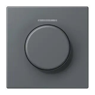 Jung Abdeckung mit Lichtleiter für KNX Drehsensor, Serie LS, gris foncé 31 LC1940KO5202