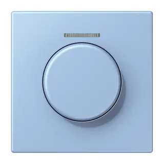 Jung Abdeckung mit Lichtleiter für KNX Drehsensor, Serie LS, outremer moyen LC1940KO5207