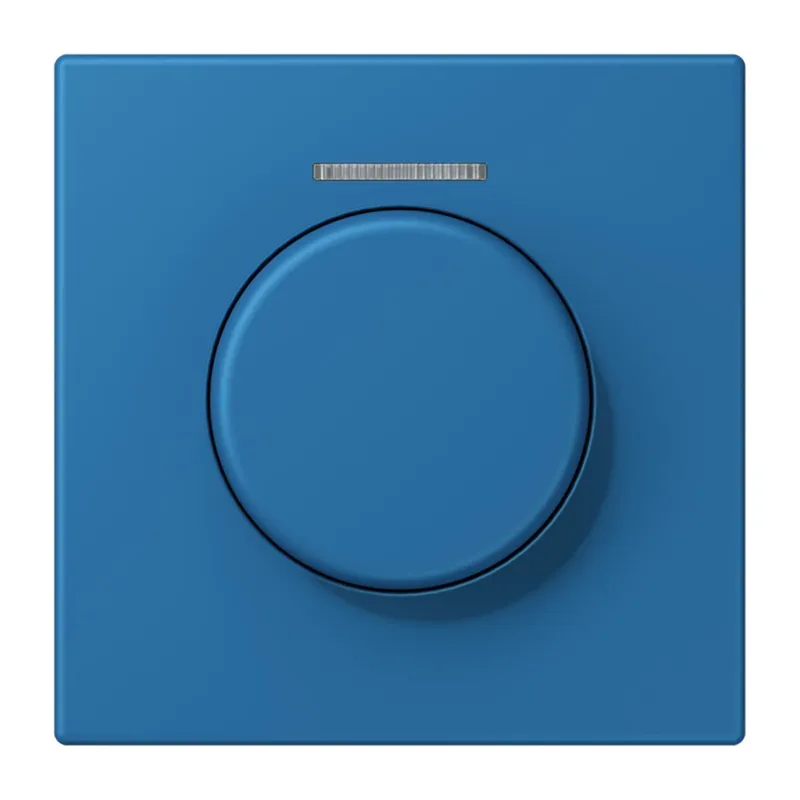 Jung Abdeckung mit Lichtleiter für KNX Drehsensor, Serie LS, bleu céruléen 31 LC1940KO5211