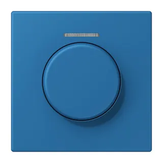 Jung Abdeckung mit Lichtleiter für KNX Drehsensor, Serie LS, bleu céruléen 31 LC1940KO5211