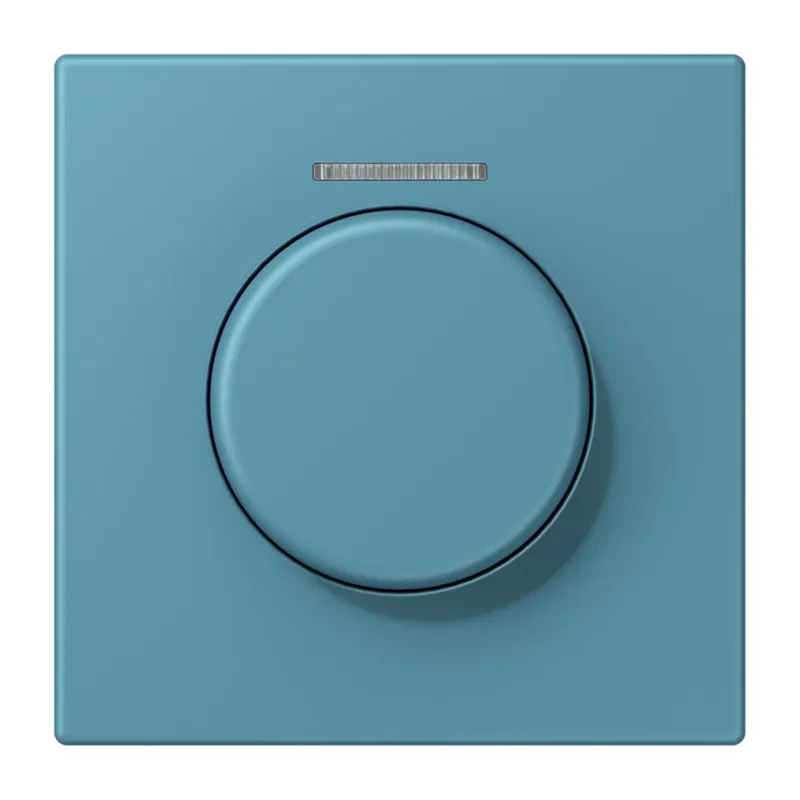Jung Abdeckung mit Lichtleiter für KNX Drehsensor, Serie LS, céruléen vif LC1940KO5212