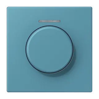Jung Abdeckung mit Lichtleiter für KNX Drehsensor, Serie LS, céruléen vif LC1940KO5212