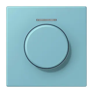 Jung Abdeckung mit Lichtleiter für KNX Drehsensor, Serie LS, céruléen moyen LC1940KO5213