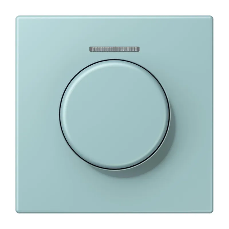 Jung Abdeckung mit Lichtleiter für KNX Drehsensor, Serie LS, céruléen clair LC1940KO5214