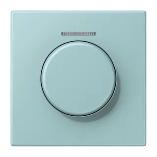 Jung Abdeckung mit Lichtleiter für KNX Drehsensor, Serie LS, céruléen clair LC1940KO5214