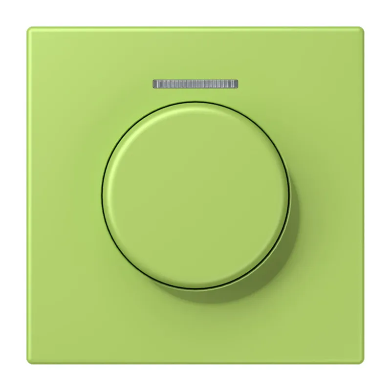 Jung Abdeckung mit Lichtleiter für KNX Drehsensor, Serie LS, vert clair LC1940KO5221