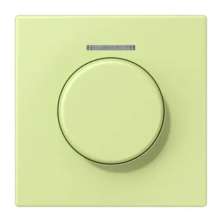 Jung Abdeckung mit Lichtleiter für KNX Drehsensor, Serie LS, vert jaune clair LC1940KO5222